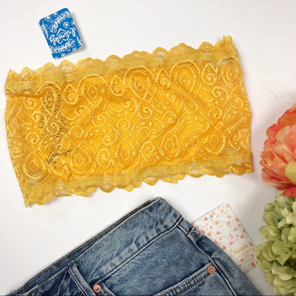 Free People 2 pack Seamless Lace Bandeau bra - Picture 4 of 7